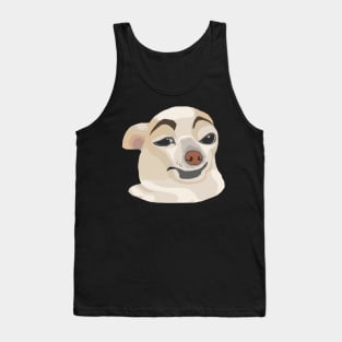 Goofy looking cute dog Tank Top